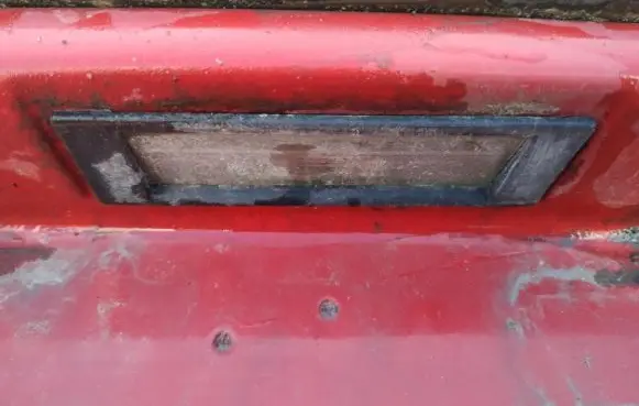 Alfa Romeo 147 Number plate light