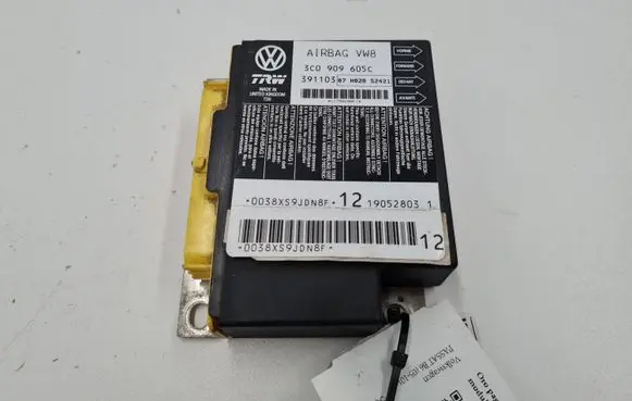 Volkswagen PASSAT B6 Airbag control unit/module 3C0909605C 3C0909605