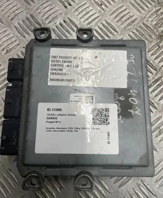 Peugeot 407 Engine control unit/module 5WS40423CT