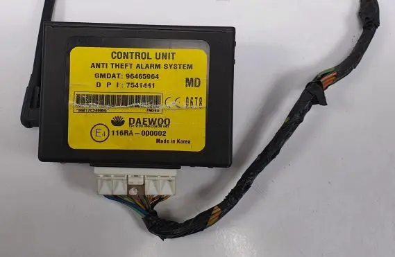 Chevrolet Matiz Alarm control unit/module 