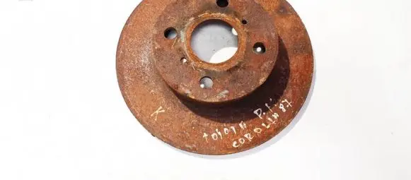 Toyota Corolla E80 Front brake disc neventiliuojamas