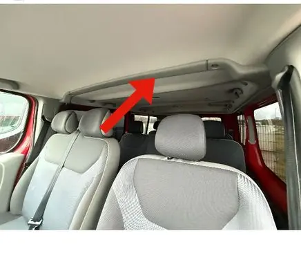Opel Vivaro Headlining roof cover 91166373 8200031576