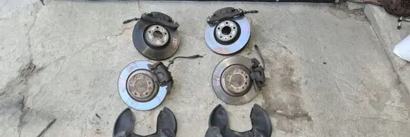 Audi A6 S6 C6 4F Brake discs and calipers set 
