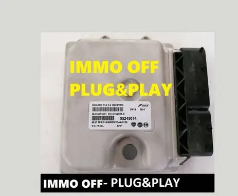 Fiat Ducato Engine control unit/module ECU 55245014 BC0104059E