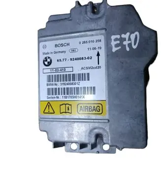 BMW X5 E70 Airbag control unit/module 65779240083 0285010258
