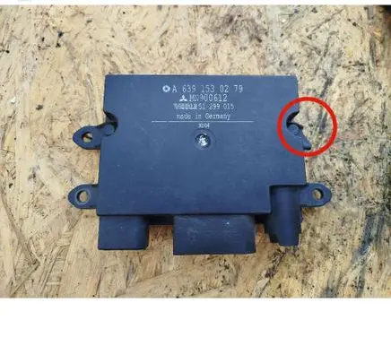 Smart ForFour I Glow plug pre-heat relay A6391530279 MN900612 51299015