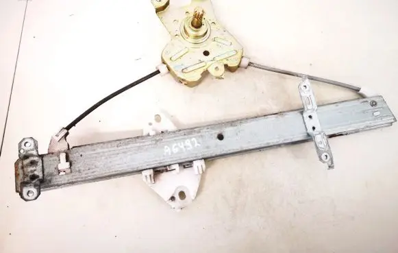 Sliding door window regulator with motor