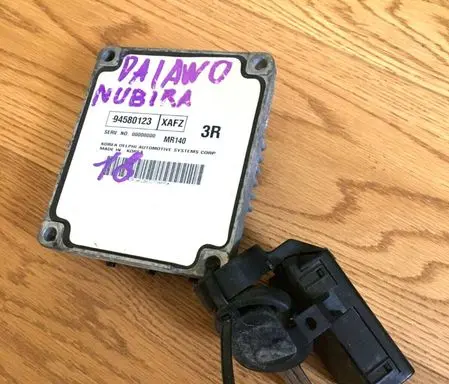 Chevrolet Nubira Engine ECU kit and lock set 94580123 XAFZ