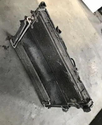 Audi Q7 4L Radiator support slam panel 7L6121253B 7L0121203F
