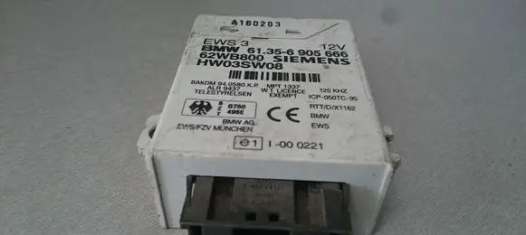 BMW 3 E46 Immobilizer control unit/module 61356905666 HW03SW08 62WB800
