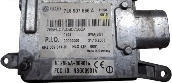 Volkswagen Touareg I Distronic sensor radar 7L6907566A 00000000 6PZ00901401