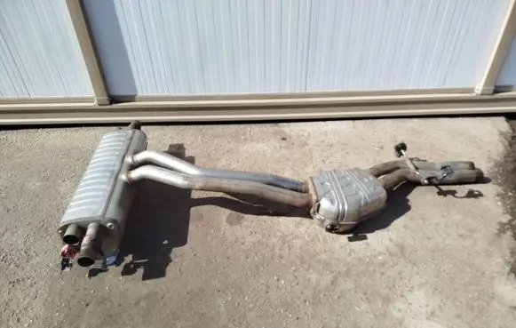 Porsche Cayenne (9Y0 9Y3) Muffler/silencer 9Y0253601B 9Y0253401A T9Y0251