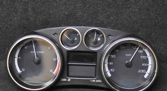 Peugeot 308 Speedometer (instrument cluster) 9665107480