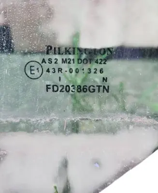 Volkswagen New Beetle Front door window/glass (coupe) FD20386GTN 43R001326