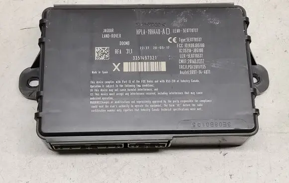 Keyless (KESSY) go control unit/module