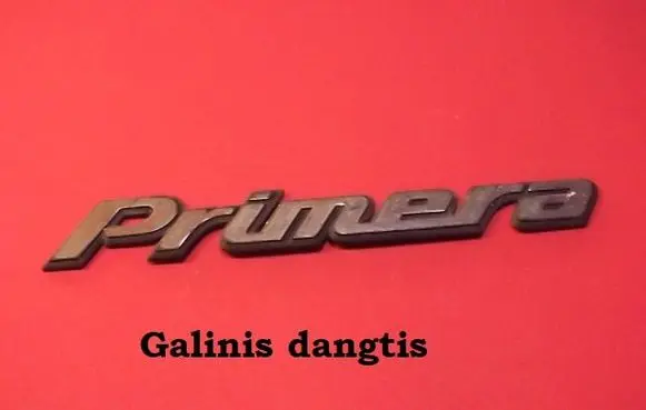 Nissan Primera Manufacturers badge/model letters PRIMP11