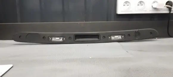 Volvo S60 Trunk door license plate light bar 31253640