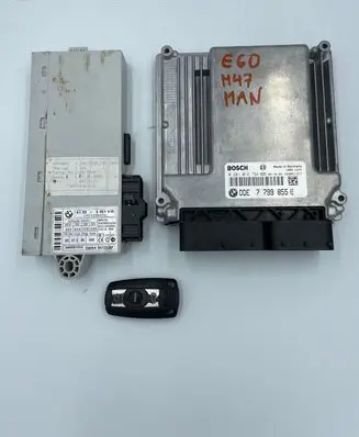 BMW 5 E60 E61 Engine control unit/module 7799855 0281012754 1039S11317