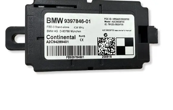 BMW 1 F20 F21 Antenna control unit 9397846 A2C94289401