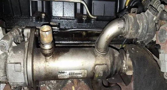 Citroen C5 EGR valve cooler 9645689780