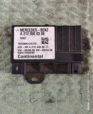 Mercedes-Benz C W204 Fuel injection pump control unit/module A2129000306 5WK11555EBF A2124460071
