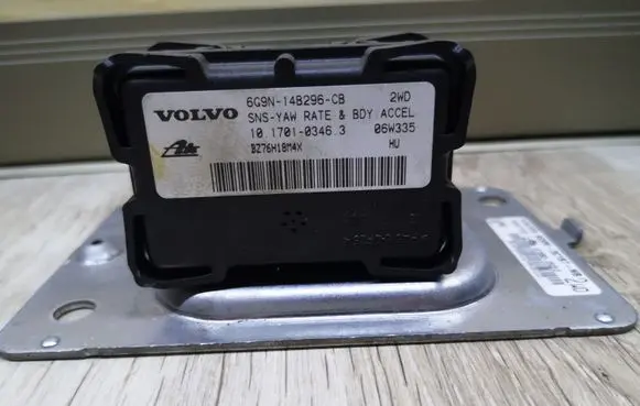 Volvo S80 ESP acceleration yaw rate sensor 6G9N14B296AC