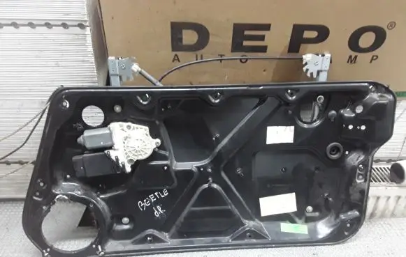 Front door window regulator with motor