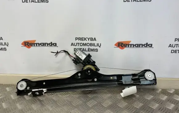 Front door window regulator with motor