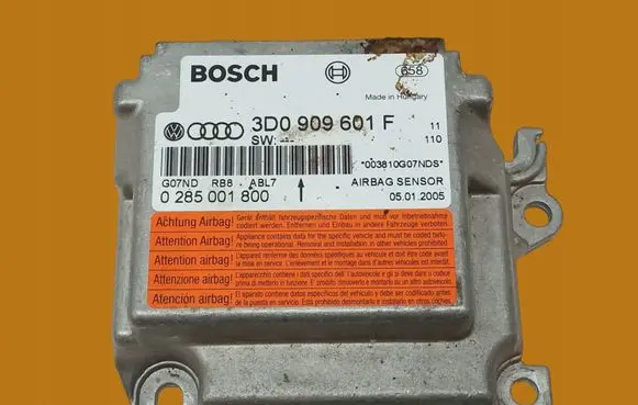 Volkswagen Touareg I Airbag control unit/module 3D0909601F