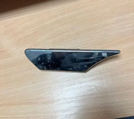 Headlight washer spray nozzle cap/cover