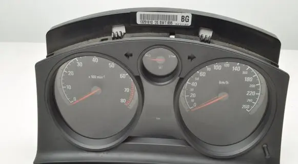 Opel Astra H Speedometer (instrument cluster) 13251610