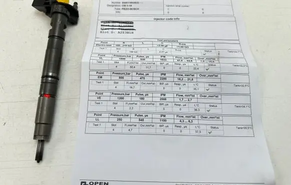 Audi A5 Sportback 8TA Fuel injector 03L130277 0445116030