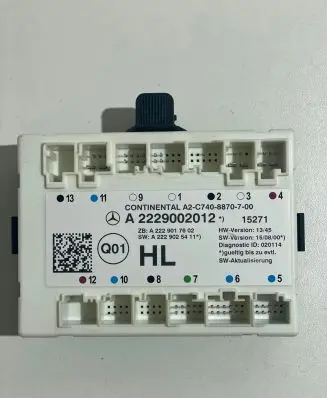 Mercedes-Benz S W222 Door control unit/module A2229002012 A2229017602