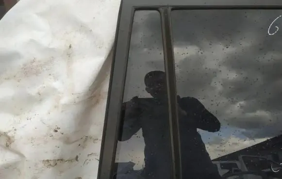 Toyota Land Cruiser (J120) Rear vent window glass 