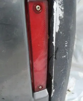 Rear tail light reflector