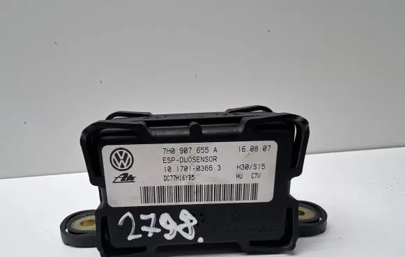 Volkswagen Cross Touran I ESP acceleration yaw rate sensor 7H0907655A DC77H16YB5 10170103663