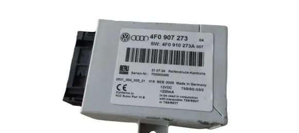 Audi A6 S6 C6 4F Tire pressure control unit 4F0907273