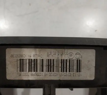 Citroen C5 Climate control unit 96326398ZK