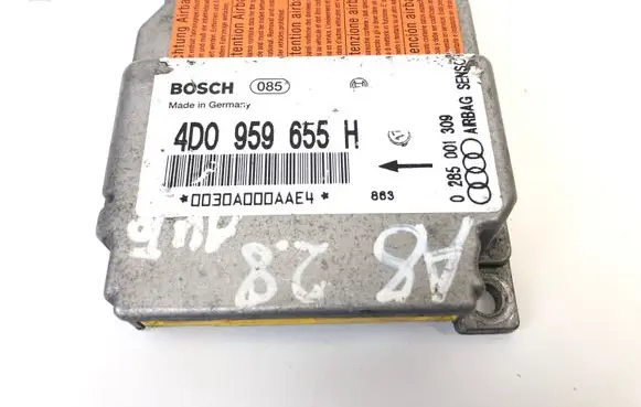 Audi A8 S8 D2 4D Airbag control unit/module 4D0959655H 0285001309