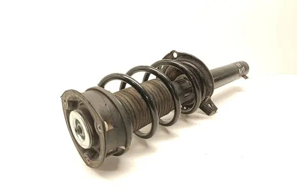Front shock absorber with coil spring