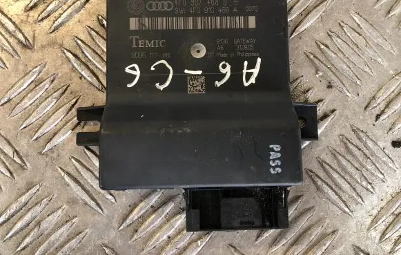 Audi A6 S6 C6 4F Gateway control module 4F0907468D 4F0910468A 8006TE7MNL