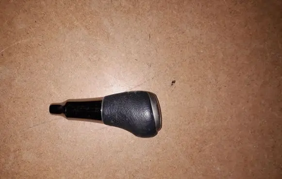 Gear lever shifter trim leather/knob