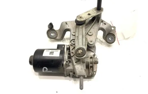 Front wiper linkage and motor