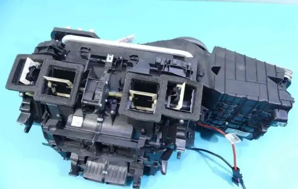 Interior heater climate box assembly
