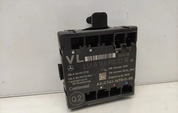 Mercedes-Benz A W176 Door control unit/module A1669000218