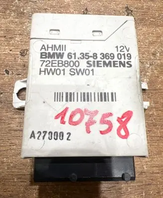 BMW 5 E39 Tow bar trailer control unit/module 8369019