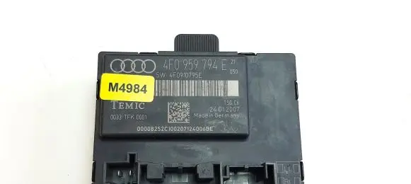 Audi A6 S6 C6 4F Door control unit/module 4F0959794E M4984