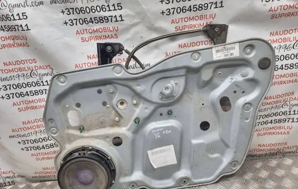 Volkswagen Touran I Front window lifting mechanism without motor 1T1837730AE
