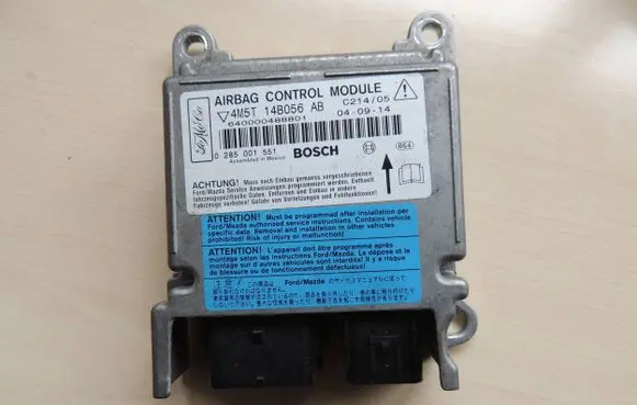 Ford C-MAX I Airbag control unit/module 4M5T14B056AB 640000488801 0285001551