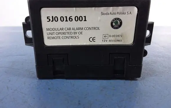 Skoda Roomster (5J) Other control units/modules 5J0016001
